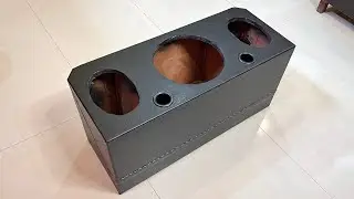 tractor music system box kaise banaye | 1 subwoofer 2 speaker box | tractor music system box making