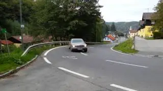 Mercedes W126 500 SEL im Drift: Herr Direktor hats eilig