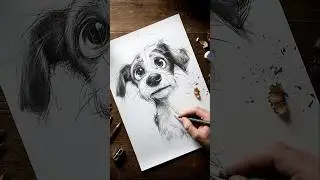 Sketching a Sad Puppy... ✍️ #dogdrawings #pets #petdrawing #draw