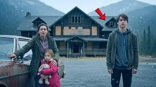 “Mom… Is This Our Home?” — Homeless Before Christmas, A Single Mother Inherited a Frozen Lodge