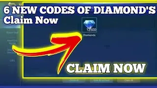 6 NEW REDEEM CODE FREE DIAMOND's in MOBILE LEGENDS 2021