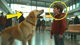 Labrador Goes Out of Control Toward Autistic Boy at Bus Station...What Happens Next Is Unexpected!