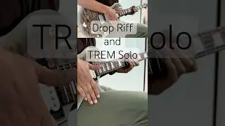 DROP RIFF and TREM SOLO #kiesel #guitar #solo #trem #thorium #riff