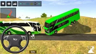 BUS SIMULATOR INDONESIA || Bus🚌 Driving👮&zwj;♂️ New City Coach bus Simulator - Android Gameplay