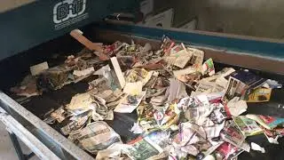 D Aufgabebunker Altpapier / Dosing bunker Waste paper