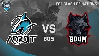 Team Adroit vs Boom ID Game 1 | Grand Finals ESL Clash of Nations Bangkok 2019