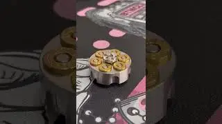 MLD Revolver Bullet Stainless Steel Fidget Spinner | MetaEDC