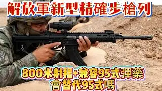 解放軍新型精確步槍列裝，800米射程+兼容95式彈藥，會替代95式嗎？#自动步枪#95式#解放军#武器科普#军事科普#武器装备#军事装备#军事新闻#军武