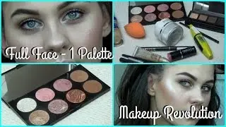 Full Face Using 1 Palette - Golden Sugar Makeup Revolution