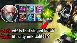 I Found the MOST Unkillable Singed Build of All-Time (4000+ Damage Blocked)