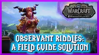 Observant Riddles: A Field Guide Solution - Roseate Hopper Pet - World of Warcraft : Dragonflight