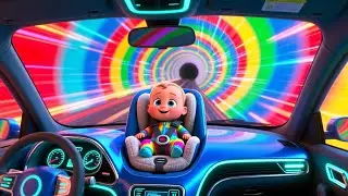 Wroom Wroom Car Ride 🚗😊🍼 | Kids Fantasy Song | Learn Safe Travel and Happy Routines