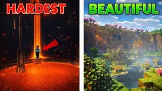 Hardest Minecraft Seed vs Most Beautiful One