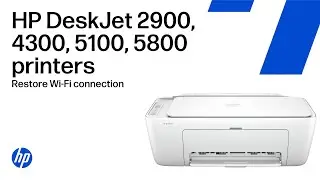 How do I restore Wi-Fi or fix the Unavailable error? HP DeskJet 2900 4300 5100 5800 printer