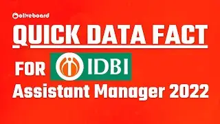 Quick Data Fact For IDBI Assistant Manager 2022 #idbi #idbiassistantmanager #oliveboard