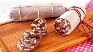 ШОКОЛАДНОЕ САЛАМИ. ПРОСТО СМЕШАЙТЕ ВСЕ, И ВЫ ГОТОВЫ