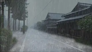 Rain Sounds For Sleeping 99% |  Heavy Rain & Thunderstorm to Fall Asleep Fast and Relax at Night