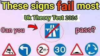 These 40 UK Traffic Signs FAIL Most Drivers 🚦 | Theory Test UK 2026 &ndash; Can You Pass?