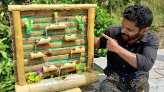How To Make Bamboo Waterfall Fountain | Ideal Tech Master
