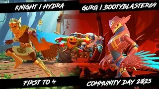 Brawlout Community Day 2025 - Knight | HYDRA (The Drifter) vs Gurg | Bootyblaster69 (Condor X)