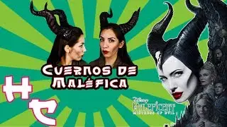 Hagamos los cuernos del disfraz de Maléfica: Maestra del mal || Plantillas gratis