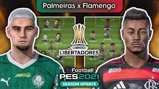 QUEM SER&Aacute; O PRIMEIRO BRASILEIRO TETRA DA LIBERTADORES?? As T&Aacute;TICAS de PALMEIRAS e FLAMENGO no PES 21