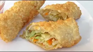 Veggie Egg Rolls - PoorMansGourmet