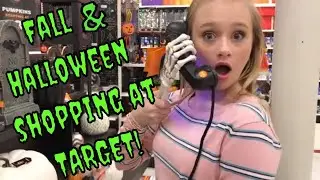 Fall & Halloween Haul 2018 / Shop with me at Target / Princess Ella