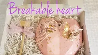 Breakable chocolate heart ❤