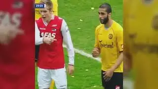 Funny street football fail