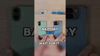 iPhone 17 vs Pixel 10 Pro Fold 🔋 Battery Drain Test | Shocking Results! ⚡🔥#shorts #viralvideo
