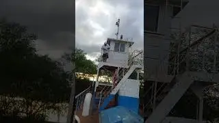 VOC&Ecirc; CONHECE UM REBOCADOR DE BARCOS E BALSA ? Cidade de Rosana e Euclides da Cunha.