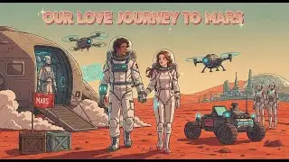 Trip to Mars 🚀 | Husband & Wife Journey | Ghibli Style Space Ambience