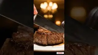 Luxury Hotel ASMR 🍷🥩 Cutting Juicy Steak | Ultra Realistic Fine Dining Sounds