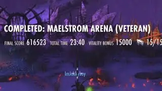 ESO Veteran Maelstrom Arena Stamina Arcanist 616k and build Update 45 PS5 EU