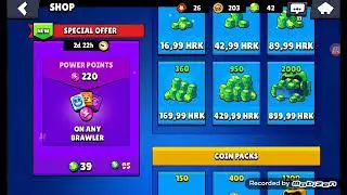 kupujem special offer za 220 power pointa | Brawl Stars