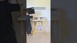 Perfect WFH desk for small spaces with BIG TECH needs
