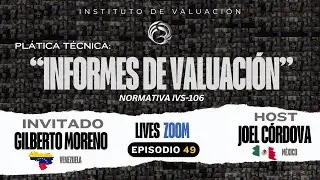Normativa IVS 106: Verificación en Informes de Valuación I Ph.D. GILBERTO ANTONIO MORENO