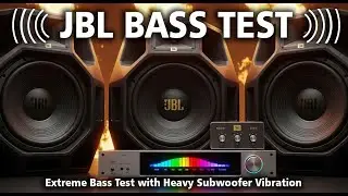 THIS WILL SHAKE YOUR ROOM 🏠🌪️ JBL Extreme Bass Test with Heavy Subwoofer Vibration