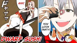 The old man who raises dwarves to eat as sushi... [Manga Dub]