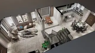 Interactive architecture walkthrough web-based platform - Viz4D