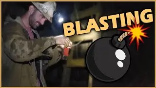 Goldbay - blasting while gold mining and not ruining the gold before prospecting and metal detecting