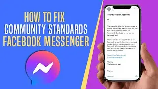 How To Fix Community Standards Facebook Messenger
