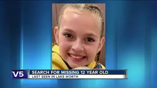 Search for missing and endangered 12-year-old girl in Palm Beach County