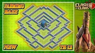 NEW BEST! Farming Base Town Hall 12 (TH12) 2019 - Hybrid Farming Base Clash Of Clans