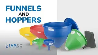 Avoid Spills with Plastic Funnels and Hoppers | Tamco&reg; Industries