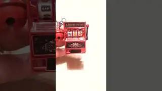 Mini Fruit Slot Machine Red and shiny Asmr #shorts #slotmachine #fun