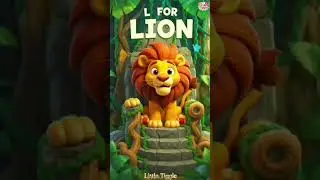 L for Lion 🦁 | ABCD Learning for Kids | Letter L Words #Shorts