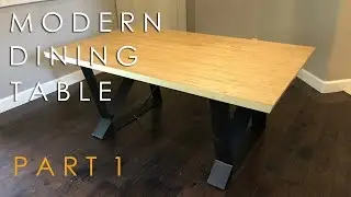 Modern Industrial Baltic Birch Dining Table (Part One)