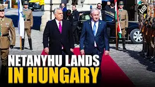 Israeli Prime Minister Benjanmin Netanyahu arrives in Budapest, received by Hungarian PM Orban